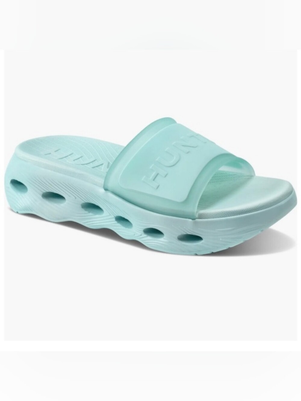 Hunter Geneva Slide Sandals in Light Blue Color, size 9, NEW
